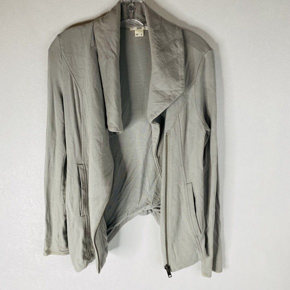 Helmut Lang Sz Small Villous Asymmetric Zip Sweatshirt - Picture 7 of 9